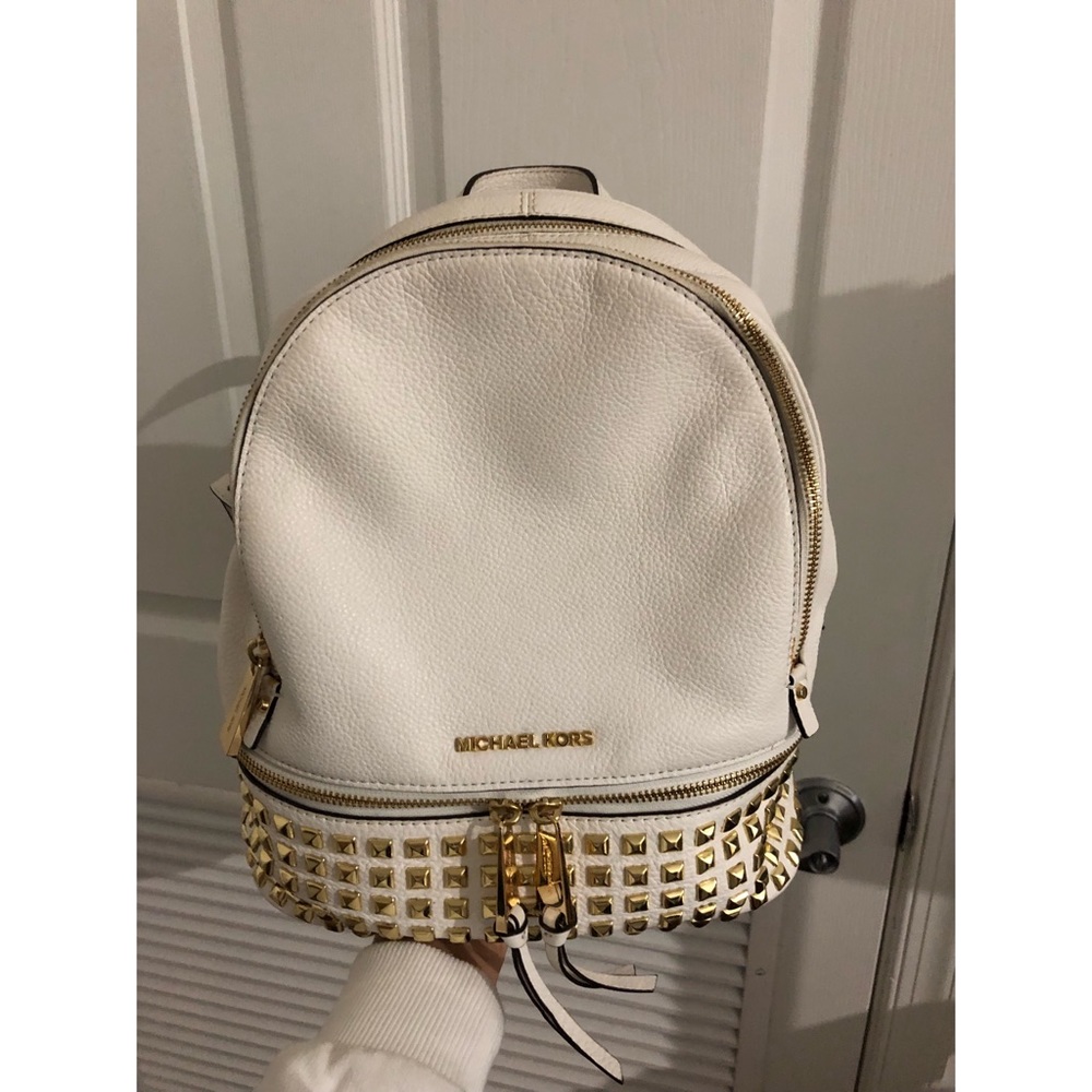 Michael Kors Studded Leather Backpack